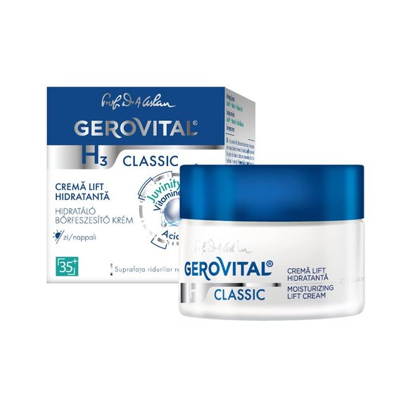 GEROVITAL H3 CLASSIC, Intensive Moisturizing Day Cream With Hyaluronic Acid 35 + - Picture 6 of 6